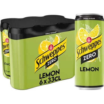 Schweppes Lemon Zero - 6 x 330 ml