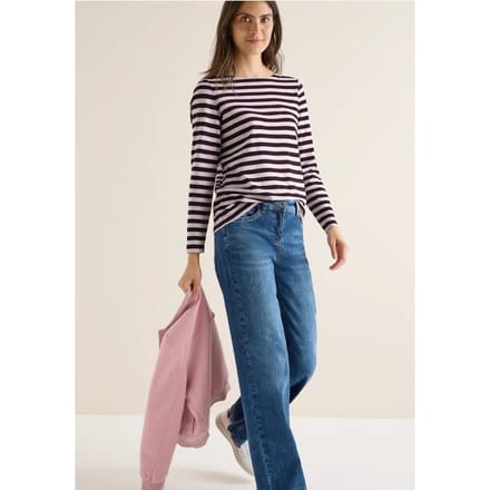 Gestreept basic shirt