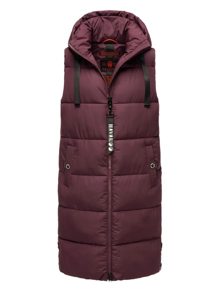 Navahoo dames lange bodywarmer Schnuffelchen – Warm & Stijlvol met Capuchon