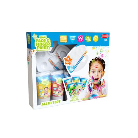Natural Face & Fingerpaint All-in-One Set Verven en kleuren