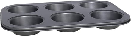 Gerimport - Muffins/cupcakes maken bakvorm/blik voor 6x stuks 26 x 19 cm