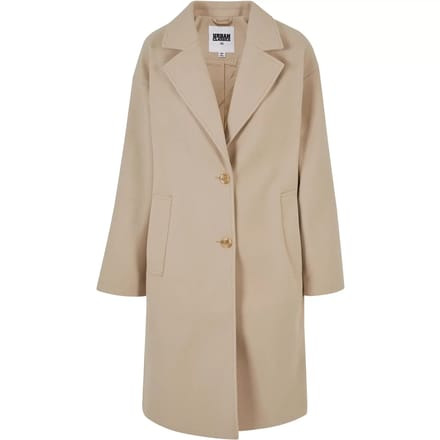 Urban Classics - Oversized Long Jas - L - Beige