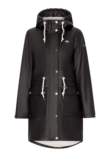 Schmuddelwedda Mackintosh Dames zwart