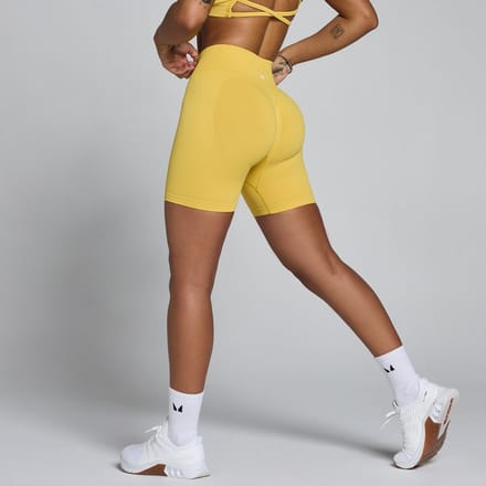 MP Women's Lift Seamless Scrunch Short - Amber Glow - XXL