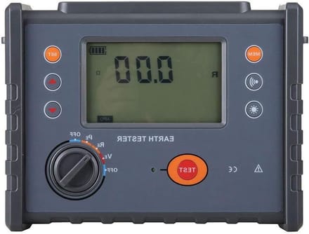 Isolatieweerstandstester - Weerstandsmeter - Elektrisch Onderhoud - Vier-draads Meting - 2500V - Zwart