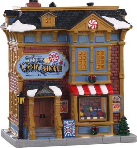 Lemax - The Victorian Candy Shoppe- B/o Led - Kersthuisjes & Kerstdorpen