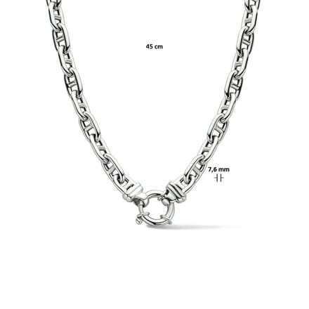 Collier Marine 7,6 Mm 45 Cm Met Groot Springslot
