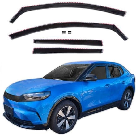 Luchtafweerders - Ford Capri EV (2025+) - UV-bestendig acryl - Gekleurde afwerking - Set 4 stuks