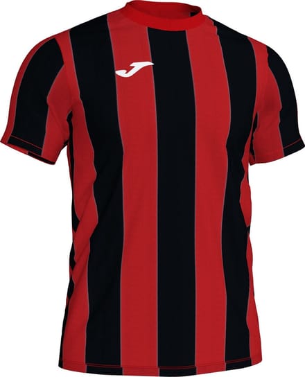 Joma Inter Shirt Korte Mouw Heren - Zwart / Rood | Maat: S
