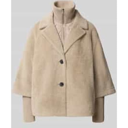 Tom Tailor - Gezellige capejas in 2-in-1-look - Maat XL - soft taupe grey
