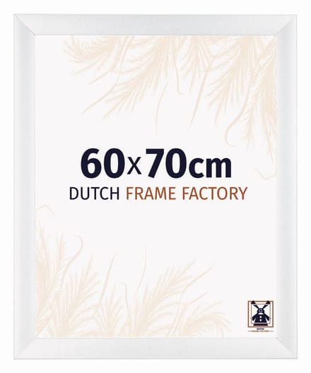 Fotolijst 60x70 cm - MDF - Wit Hoogglans - Praag