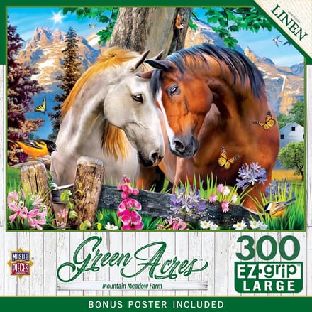 Legpuzzel - Puzzelspel - Ontspanning - Extra grote stukken - 46 x 61 cm - Bergweide
