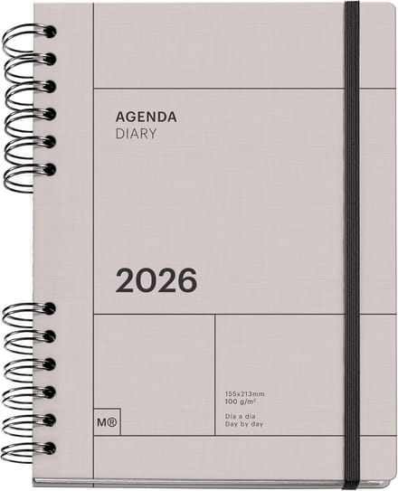 Dagplanner 2026 Structuur & Overzicht - Lijst per Dag - A5+ Formaat