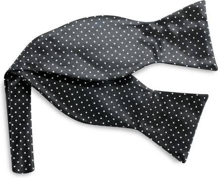 We Love Ties - Vlinderdassen - Vlinderdas Polka King - zwart / wit