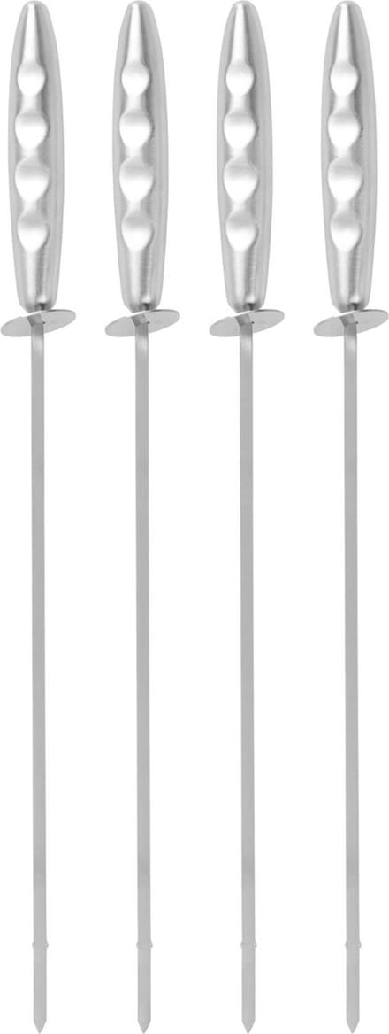 Mustang 4 stuks luxe RVS spiesen 46 cm