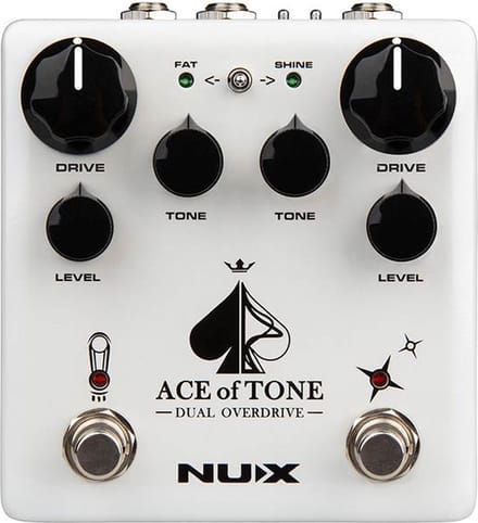 Dual overdrive NUX NDO-5 effectpedaal Screamer + breaker