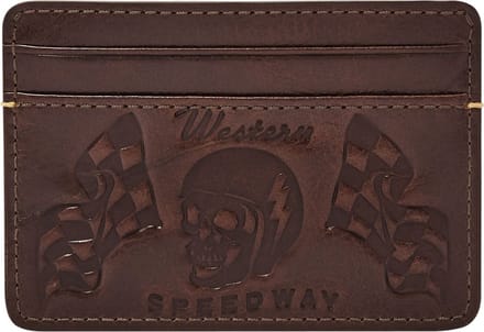 FOSSIL Kaarthouder Bronson Card Case Espresso Donkerbruin