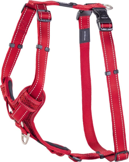 Rogz Utility Control Tuig Rood - Hondenharnas - Xl 60-100x2.5 Cm