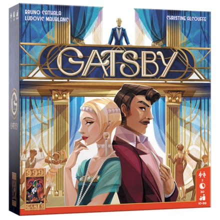 999 Games - Gatsby - Bordspel - Bloedstollend tactisch tweespelersspel!