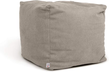 Soft Cube Beanbag met Afneembare Hoes, 42 x 42 cm, Beige