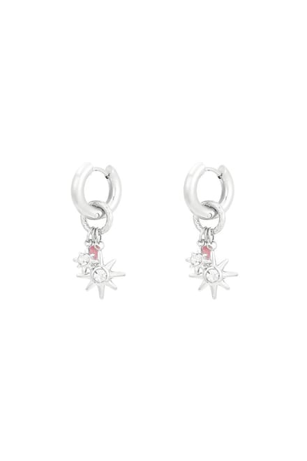 oorbellen pink starlight