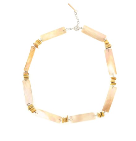 Behave - Ketting Bruin van Schelp - 45 cm - Verstelbaar