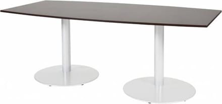 Vergadertafel - Linesto 200x100 tonv. logan - wit frame