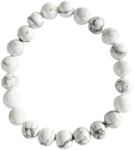 Howliet armband - edelsteen - 8 mm - maat 18