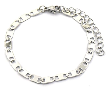 Armband Dames - RVS - Verstelbaar 17-22 cm - Zilverkleurig