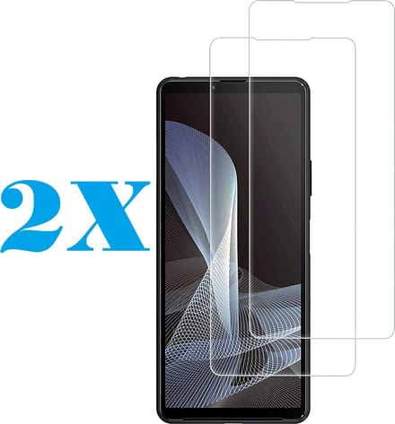 Screenprotector Glas - Tempered Glass Screen Protector Geschikt voor: Sony Xperia 5 III - - 2x