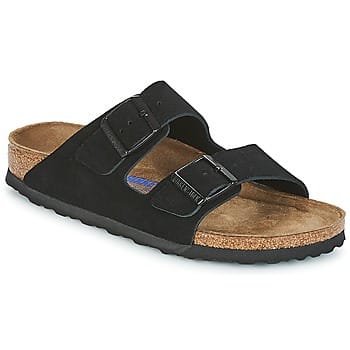 Birkenstock Arizona SFB VL Black Narrow Dames Slippers - Black - Maat 36
