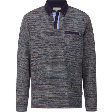 Babista herren Sweatshirt - 48/50 - blauw - Plus Size