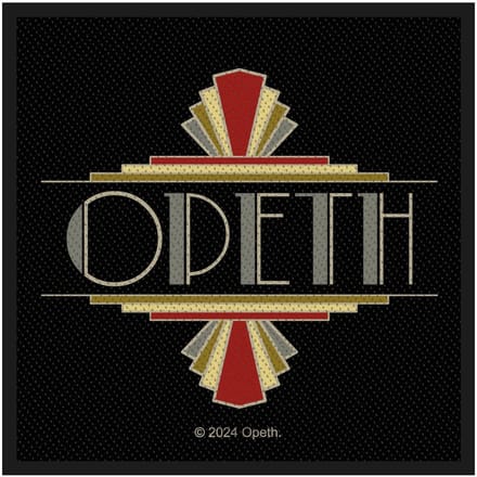 Opeth Art Deco Logo Unisex Patch - meerkleurig - Standard