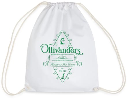 Harry Potter Olivanders Winkel Groen Logo Gymtas