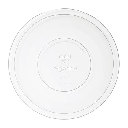 Vegware 185-serie composteerbare platte deksels (300 stuks)