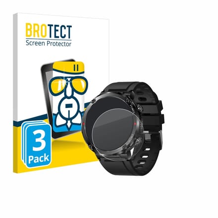 Screenprotector 3 Stuks voor LIGE Smartwatch 1.6" Beschermglas transparant