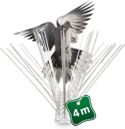 Gardigo Bird Repellent Spikes Spikes tegen duiven Functies Afschrikking 400 cm