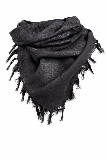 Achilles® Shemagh Zwart - Keffiyeh - Arafat PLO sjaal - Woestijn Shemag