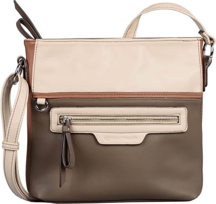 TOM TAILOR Schoudertas Jule Crossbody Bag Mixed Taupe Bruine