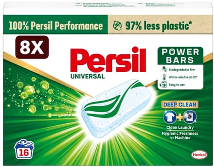 8 x Persil Power Bars - Wasmiddeltabletten - Gekleurde Was - 16 Wasbeurten