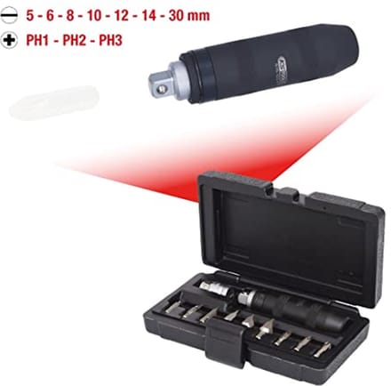 1/2" Hand-slagschroevendraaierset - 11-delig