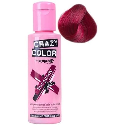 Crazy Color Burgundy. 100gr - Haarverf