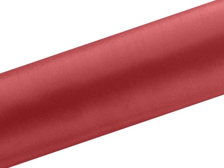PartyDeco - Satijn op rol Rood (9 mtr)