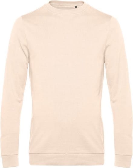B&C Heren in sweatshirt (Lichtroze)