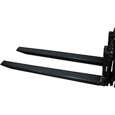 Vorkverlenging, L 2000 x B 120 x 40 mm, zwart