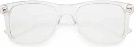 Freaky Glasses® - deluxe spacebril - festival bril - dames en heren - transparant