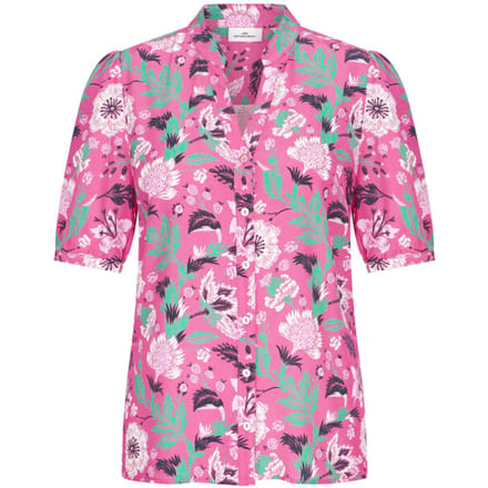 Hv Society - Blouses - Bright Pink - S (36)