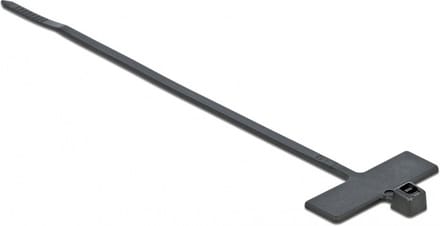 Tie-wraps 200 x 2,5mm / zwart - met label (10 stuks)