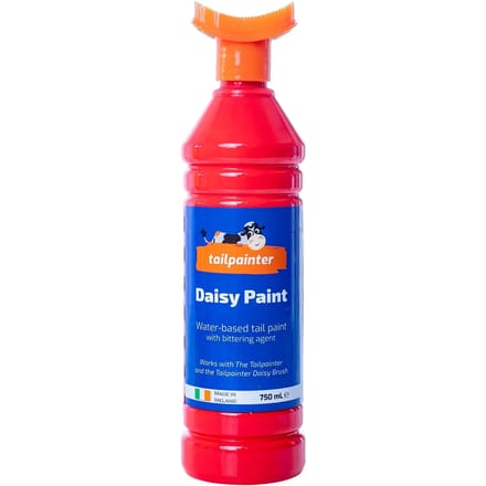 Daisy Paint Staartverf voor tochtigheidsdetectie | 750 ml | rood, blauw, groen of oranje | met applicatieborstel Rood