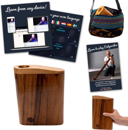 Travel Didgeridoo – Compact Model met Cursus Circular Breathing